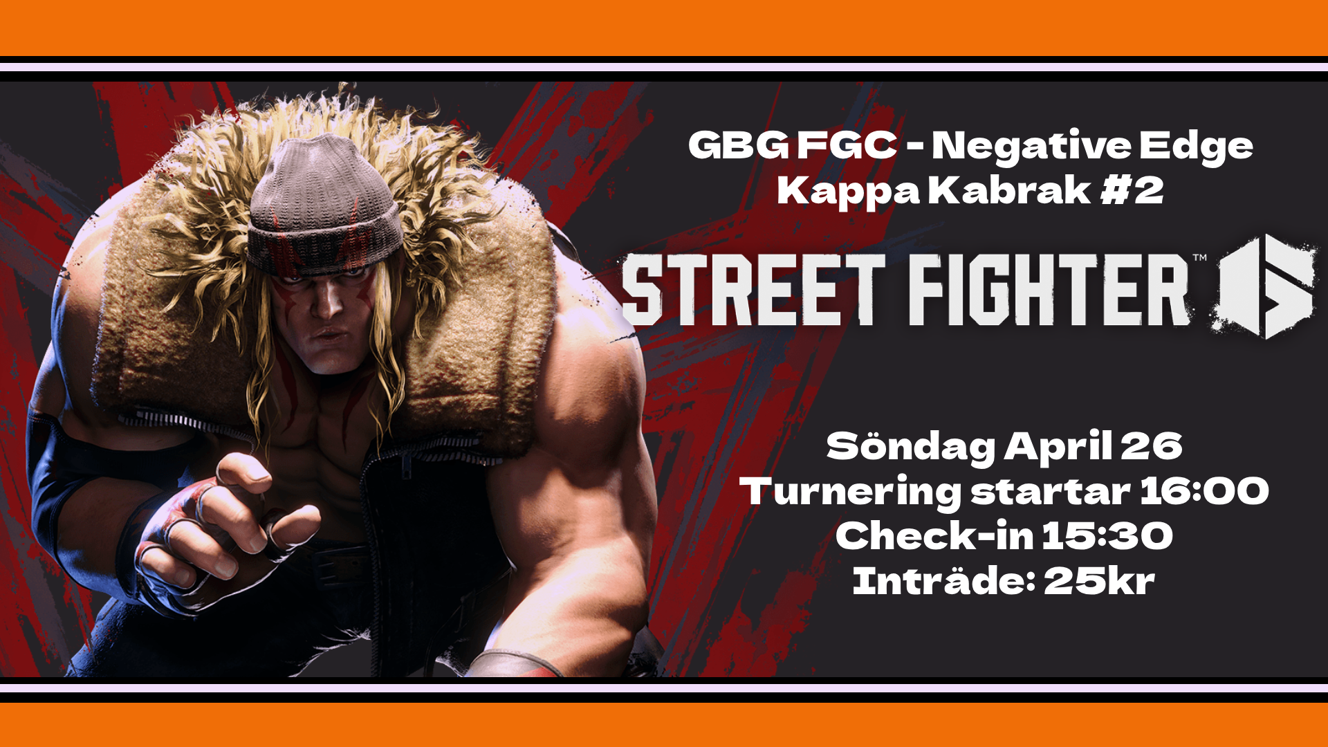 Kappa Kabrak 2 — Söndag 26 April